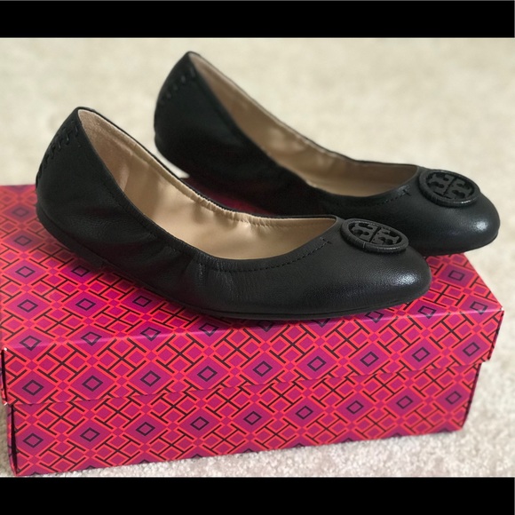 💕💕Tory Burch Allie Ballet- Capri Leather - Picture 4 of 8